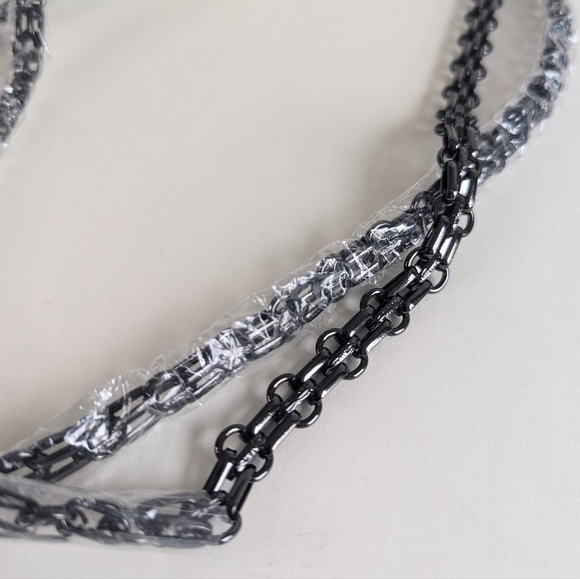 Boutique Quilted Graffiti Print Shoulder Bag Structured Crossbody w/ Chain Strap - Picture 9 of 16